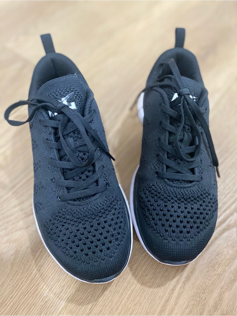 APL Black Knit Athletic Sneakers